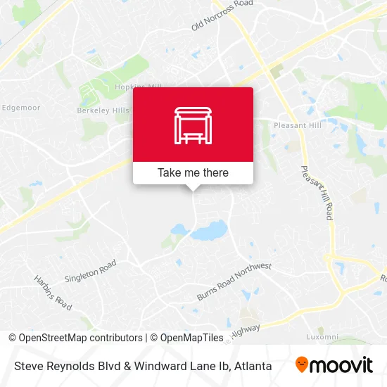 Steve Reynolds Blvd & Windward Lane Ib map