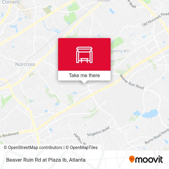 Beaver Ruin Rd at Plaza Ib map