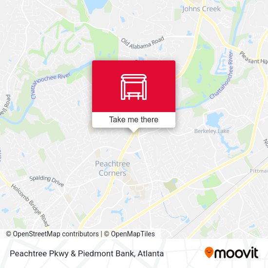 Mapa de Peachtree Pkwy & Piedmont Bank