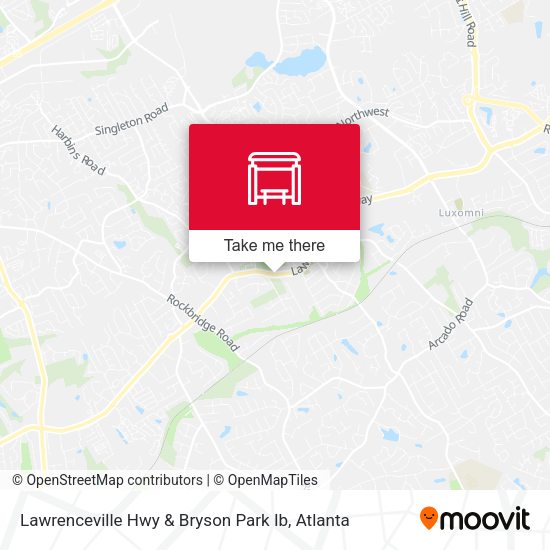 Lawrenceville Hwy & Bryson Park Ib map