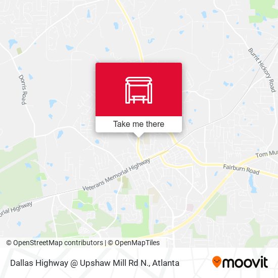 Mapa de Dallas Highway @ Upshaw Mill Rd N.