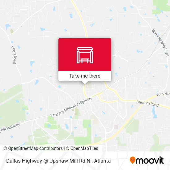 Dallas Highway @ Upshaw Mill Rd N. map
