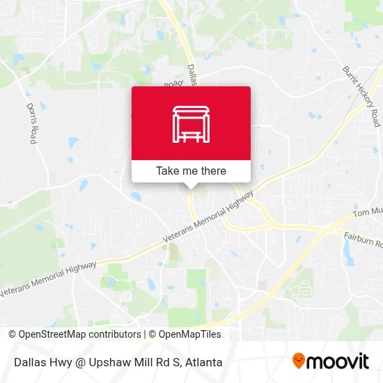 Dallas Hwy @ Upshaw Mill Rd S map