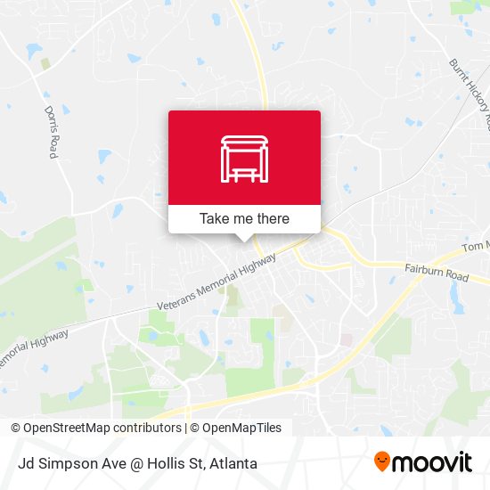 Jd Simpson Ave @ Hollis St map