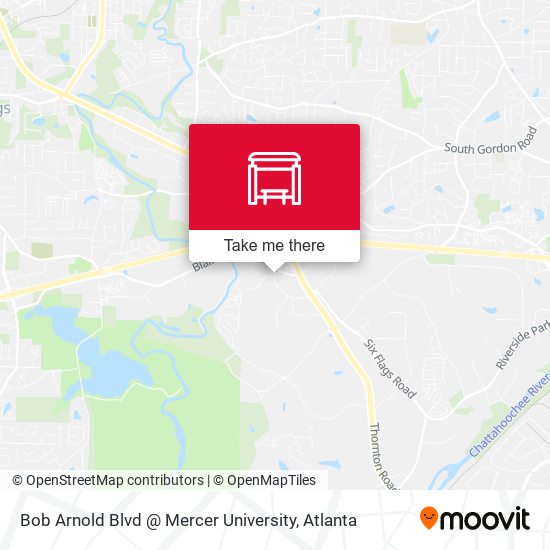 Mapa de Bob Arnold Blvd @ Mercer University