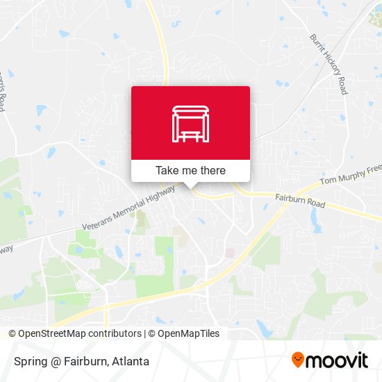 Spring @ Fairburn map