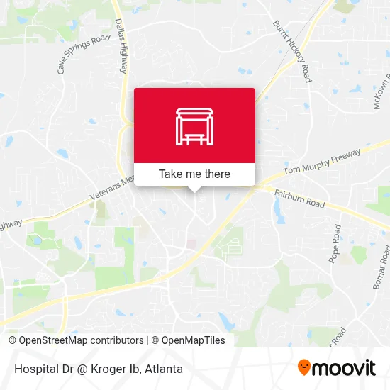 Hospital Dr @ Kroger Ib map