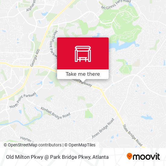 Mapa de Old Milton Pkwy @ Park Bridge Pkwy