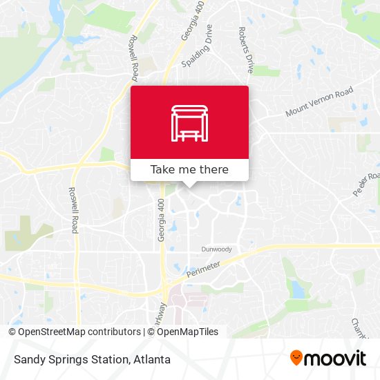 Mapa de Sandy Springs Station