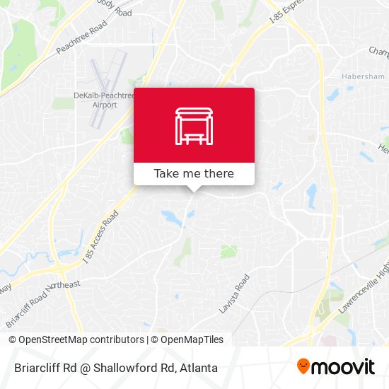 Mapa de Briarcliff Rd @ Shallowford Rd