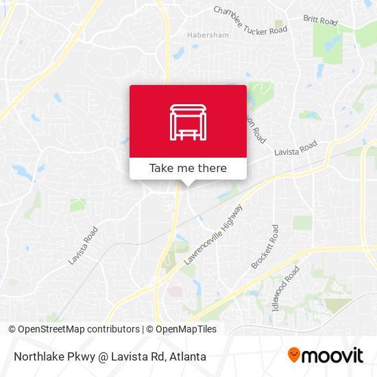 Northlake Pkwy @ Lavista Rd map