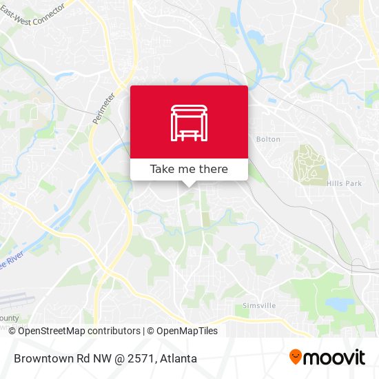 Mapa de Browntown Rd NW @ 2571