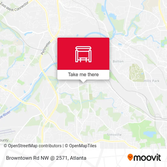 Browntown Rd NW @ 2571 map