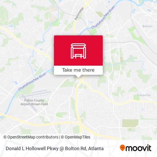 Mapa de Donald L Hollowell Pkwy @ Bolton Rd