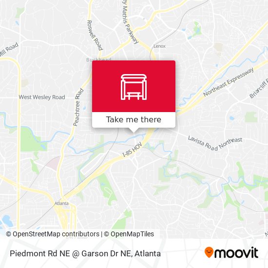 Piedmont Rd NE @ Garson Dr NE map