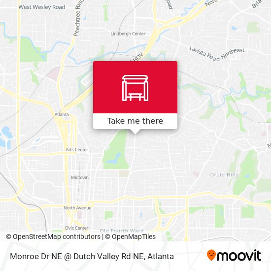 Monroe Dr NE @ Dutch Valley Rd NE map