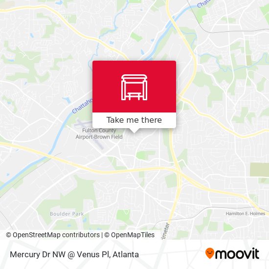 Mercury Dr NW @ Venus Pl map