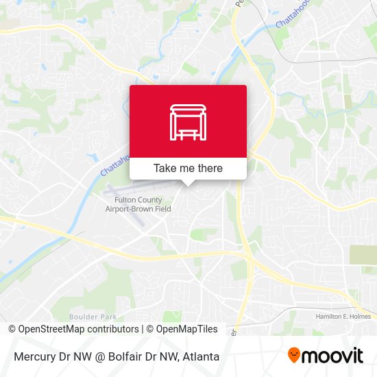 Mapa de Mercury Dr NW @ Bolfair Dr NW