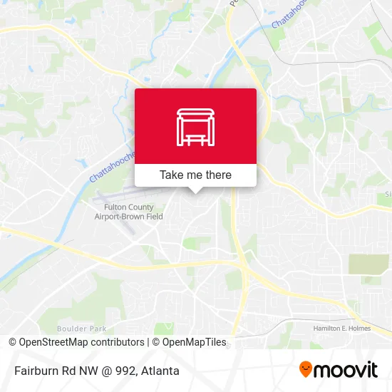 Fairburn Rd NW @ 992 map