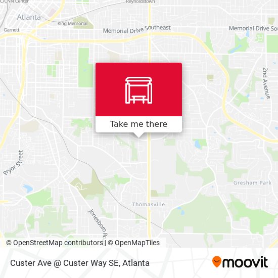 Custer Ave @ Custer Way SE map