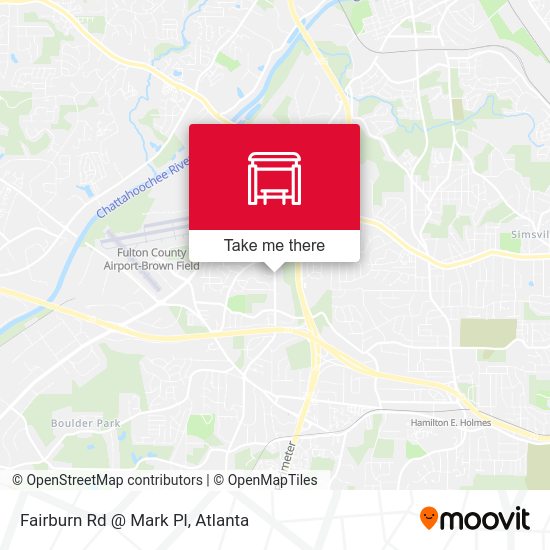 Mapa de Fairburn Rd @ Mark Pl