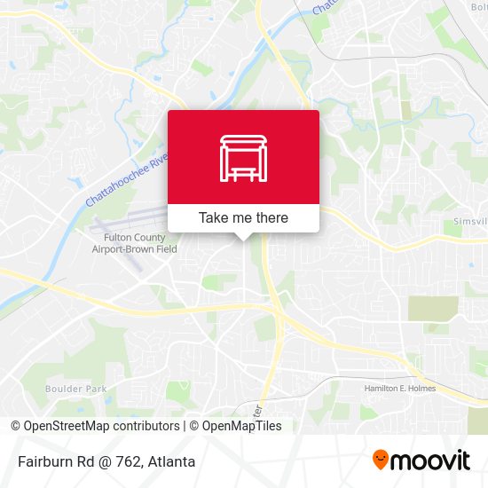 Mapa de Fairburn Rd @ 762
