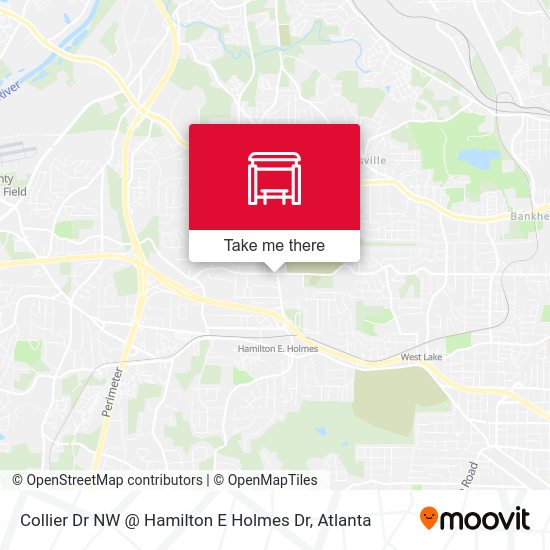 Mapa de Collier Dr NW @ Hamilton E Holmes Dr