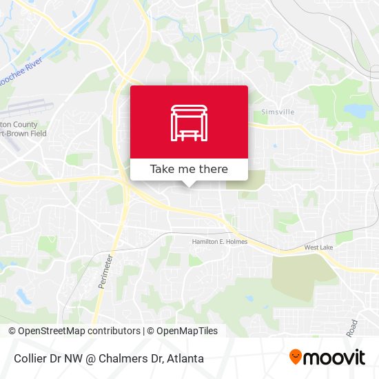 Collier Dr NW @ Chalmers Dr map