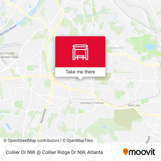 Collier Dr NW @ Collier Ridge Dr NW map