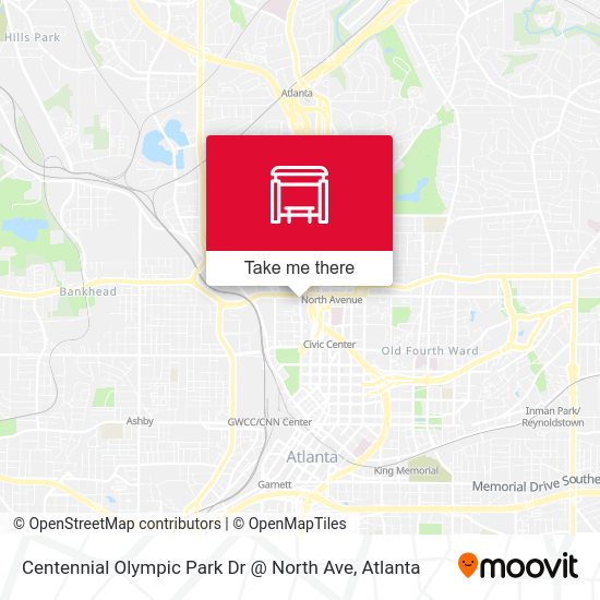 Centennial Olympic Park Dr @ North Ave map