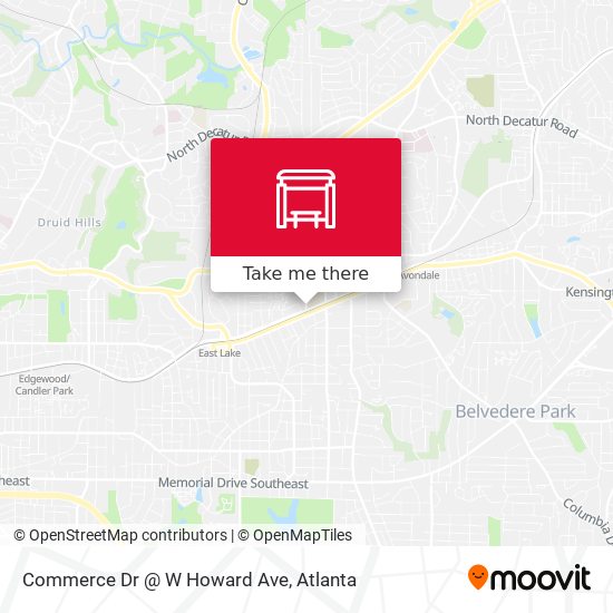 Commerce Dr @ W Howard Ave map