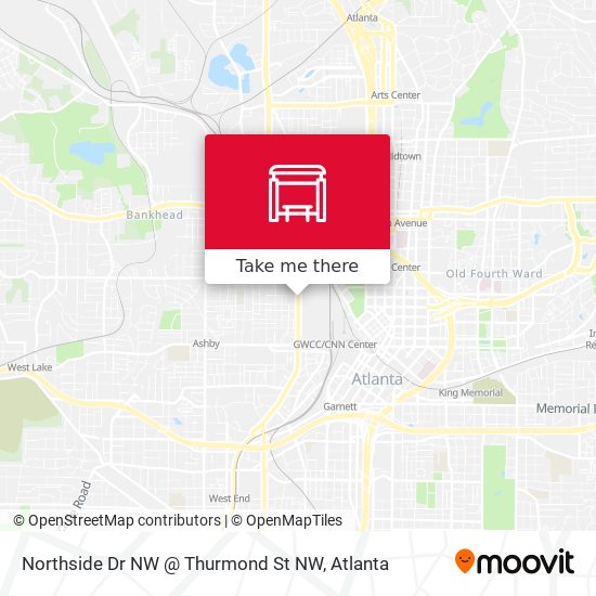 Northside Dr NW @ Thurmond St NW map