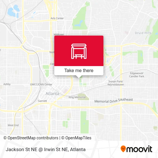 Jackson St NE @ Irwin St NE map