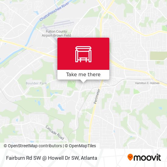 Fairburn Rd SW @ Howell Dr SW map