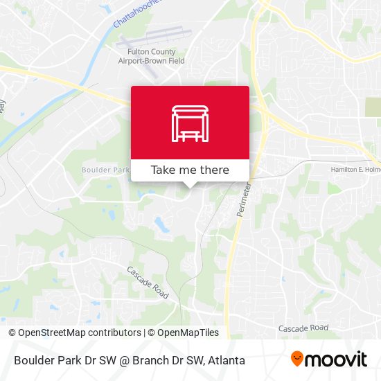 Boulder Park Dr SW @ Branch Dr SW map
