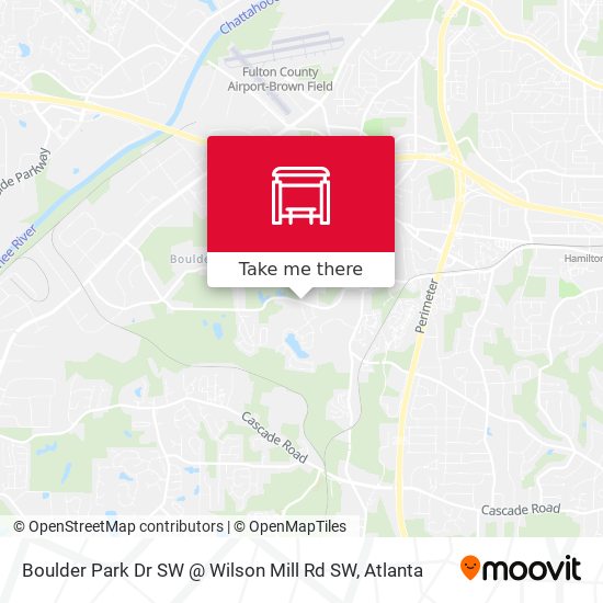 Boulder Park Dr SW @ Wilson Mill Rd SW map