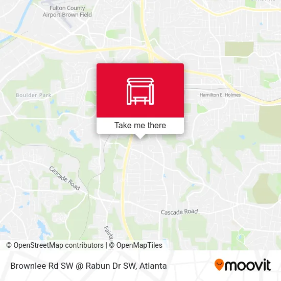 Brownlee Rd SW @ Rabun Dr SW map