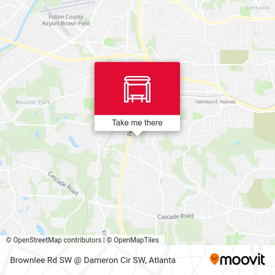 Brownlee Rd SW @ Dameron Cir SW map