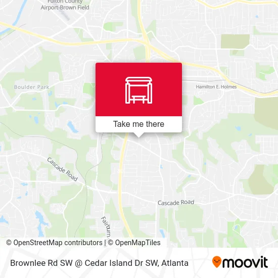 Brownlee Rd SW @ Cedar Island Dr SW map