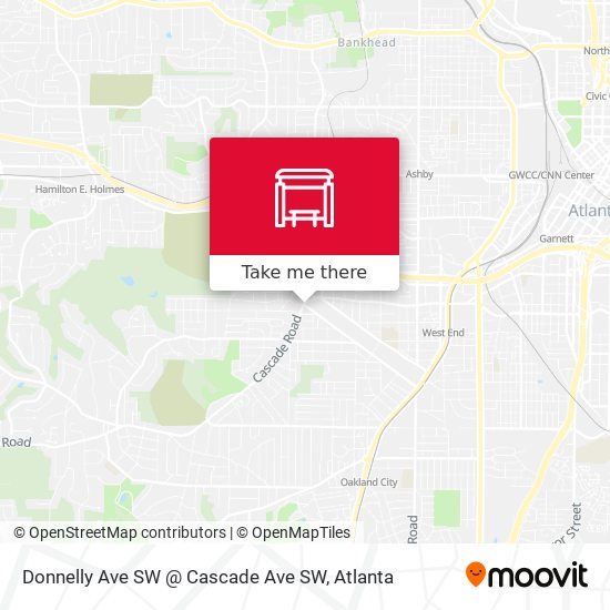 Donnelly Ave SW @ Cascade Ave SW map