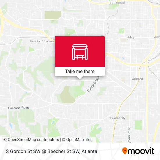 S Gordon St SW @ Beecher St SW map