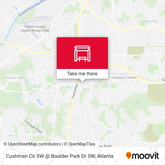 Cushman Cir SW @ Boulder Park Dr SW map