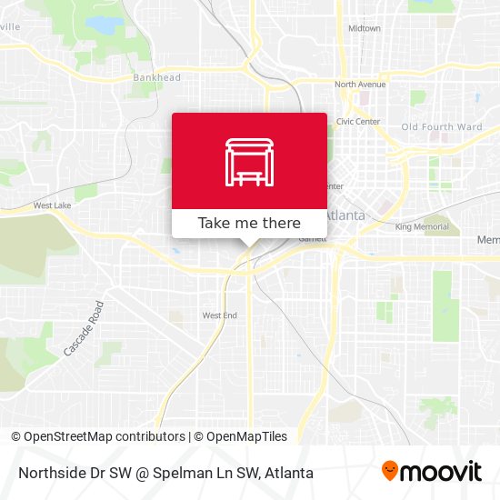 Mapa de Northside Dr SW @ Spelman Ln SW