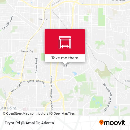 Mapa de Pryor Rd @ Amal Dr