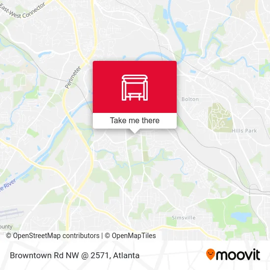 Browntown Rd NW @ 2571 map