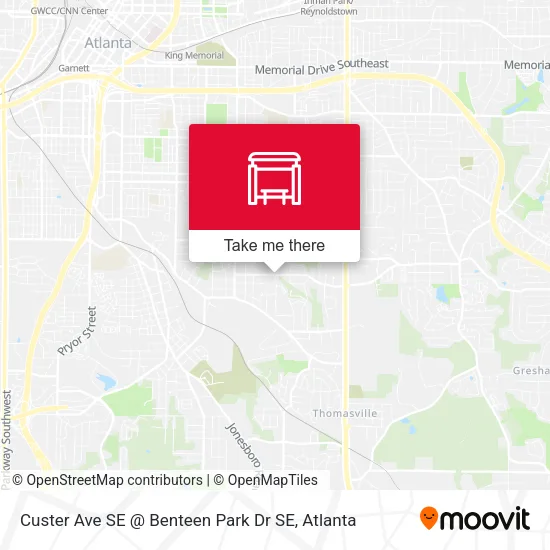Mapa de Custer Ave SE @ Benteen Park Dr SE