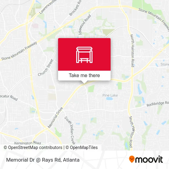 Memorial Dr @ Rays Rd map
