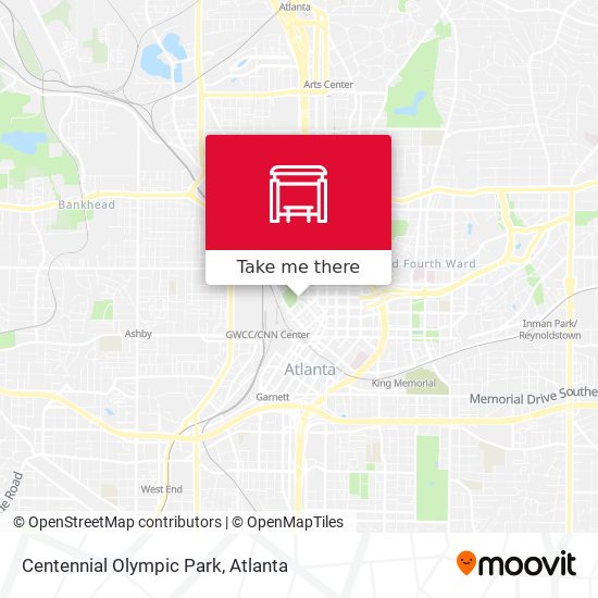 Mapa de Centennial Olympic Park