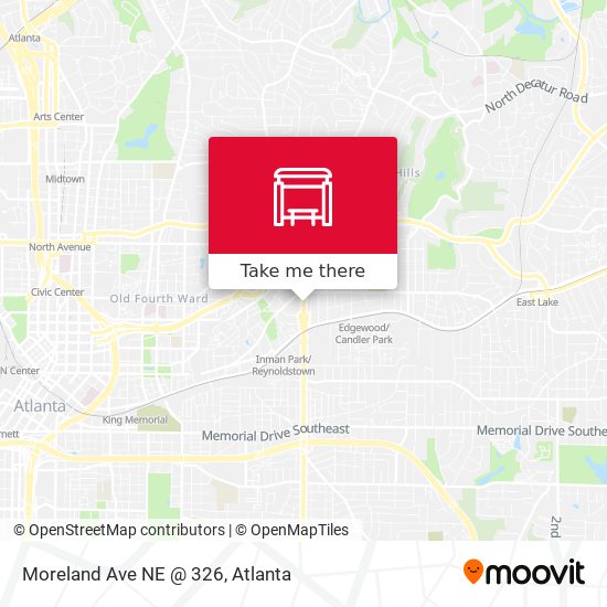 Moreland Ave NE @ 326 map