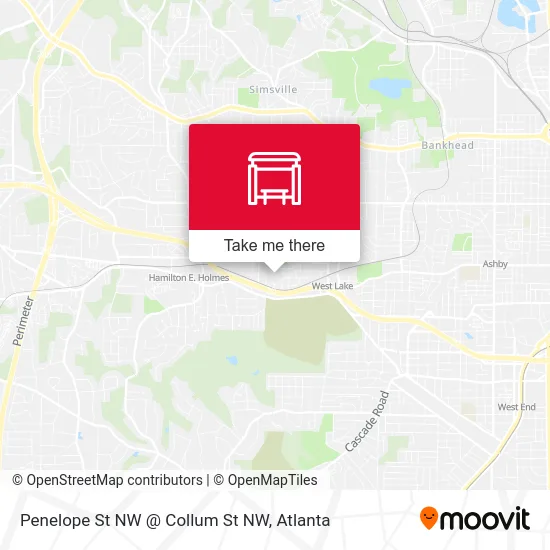 Penelope St NW @ Collum St NW map